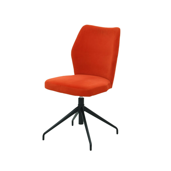 Roter Stuhl aus Stoff oder Leder | Modell SIA