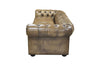 Chesterfield Sofa aus natürlichem Büffelleder, Samt oder Stoff | Modell GYMA A