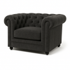 Chesterfield-Sessel aus Samt | Modell GYMA F